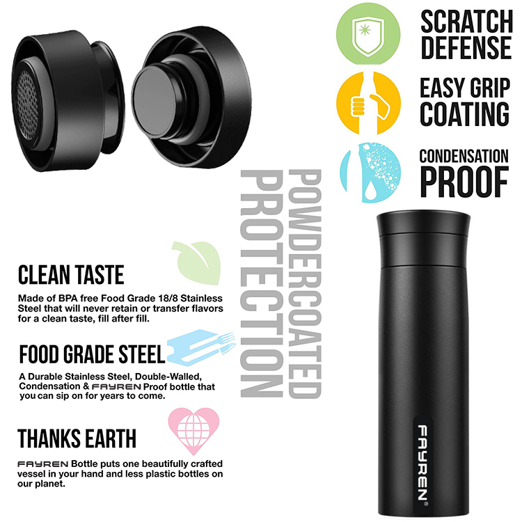 insulated water bottle