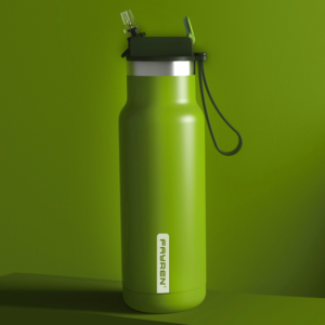 Custom eco friendly insulated water bottle for sport with wide mouth