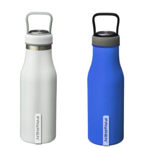 Portable Leak-Proof Stainless Steel Sports Water Bottle with Handle for Travel