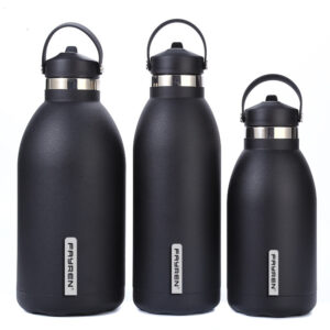 Outdoor Sport Wide Mouth Vacuum Flask 1800Ml 2500Ml Large Capacity Double Wall Stainless Steel Insulated Water Bottle