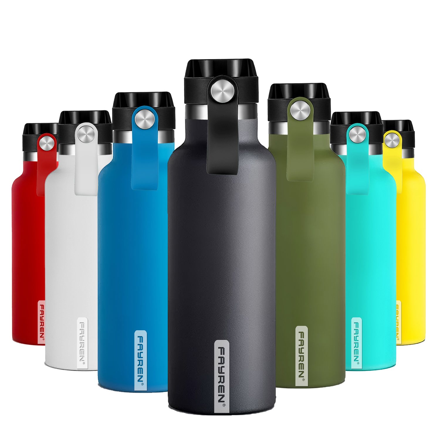 Double Wall 304 Stainless Steel Vaccum Insulated Sports Water Bottles