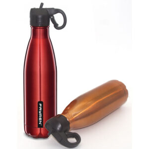 Easy Carry Double Wall Stainless Steel Bottles With Straw