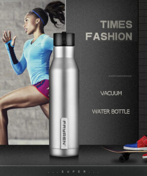 Stainless steel vacuum flasks thermoses with double wall and leakproof design for travel