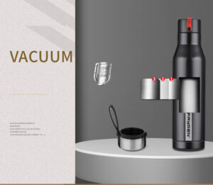 Stainless steel vacuum flasks thermoses with double wall and leakproof design for travel